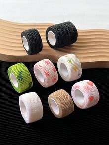 1PC Cartoon Print Non-Woven Fabric Self-Adhesive Elastic Bandage, Nail Finger Protection Band, Hand And Foot Care Tool - Multicolor - View 2