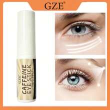 GZE Barra de Cafeína para Ojos 5g/0.18oz, Crema de Cafeína Rotativa para Ojos, Atenúa Ojeras, Reduce Hinchazón, Suaviza Líneas Finas, Revitaliza la Piel Cansada y Opaca Debajo de los Ojos - 5g - Ver 3