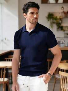 Men Sweaters - Navy Blue - View 2