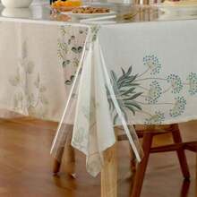 Clear Vinyl Tablecloth Waterproof WrinkleResistant PVC Plastic Table Cover For Dining TablePicnic Outdoor Party Rectangular Square TableProtection Easy Clean Cut To Size Craft Projects HomeKitchen Decor Washable Reusable - Transparent - View 11