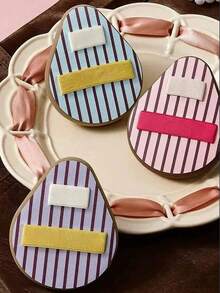 3pcs Hydrophilic Polyurethane Teardrop-Shaped Velvet Makeup Sponge Set, Soft Absorbent Makeup Sponge For Foundation, Concealer, Blending, Portable Travel Beauty Gift For Women (Differences May Exist Between Different Batches) - Multicolor - View 11