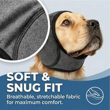 Noise-Canceling Ear Covers For Dogs, Anti-Shake Ear Muffs, Fireworks Thunder Vacuum Noise Protection, Comfortable Quiet Dog Calming Hoodie, Adjustable, Suitable For Grooming, Bathing And Swimming - Multicolor - View 9