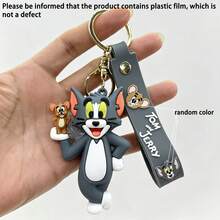 Warner Bros Cartoon Cute Exquisite Cartoon Couple Gift Keychain Backpack Pendant Souvenir Small Gift Backpack Pendant Cute Bag Pendant Portable Keychain Travel Accessory Unisex Bag Pendant Cute Exquisite Small Gift - Multicolor - View 12