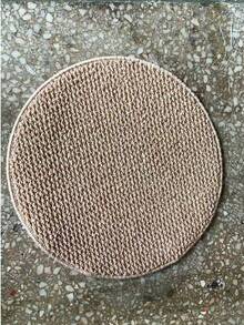 1 buah, Karpet Dekoratif Lingkaran Nanas Beige Anti Selip yang Dapat Dicuci, Anyaman Sisal Imitasi, Tekstur 3D yang Mewah, Anti Selip, Tahan Aus, Dapat Dicuci dengan Mesin, Permukaan Tahan Noda, Tahan Air, dan Anti Debu, Mudah Dibersihkan, Gaya Wabi-Sabi Minimalis, Sangat Cocok untuk Rumah dengan Hewan Peliharaan, Cocok untuk Dalam dan Luar Ruangan, Ruang Tamu, Kamar Tidur, Lorong, Ruang Makan, Dapur, Balkon, dan Ruang Hidup Lainnya, Gaya Sepanjang Musim, Karpet, Permadani, Karpet Ruang Tamu, Alas Dapur, Karpet Kamar Tidur, Alas Kamar Mandi, Permadani Kamar Tidur, Dekorasi Ruangan, Permadani Ruang Tamu, Permadani Dapur. - Coklat - View 8