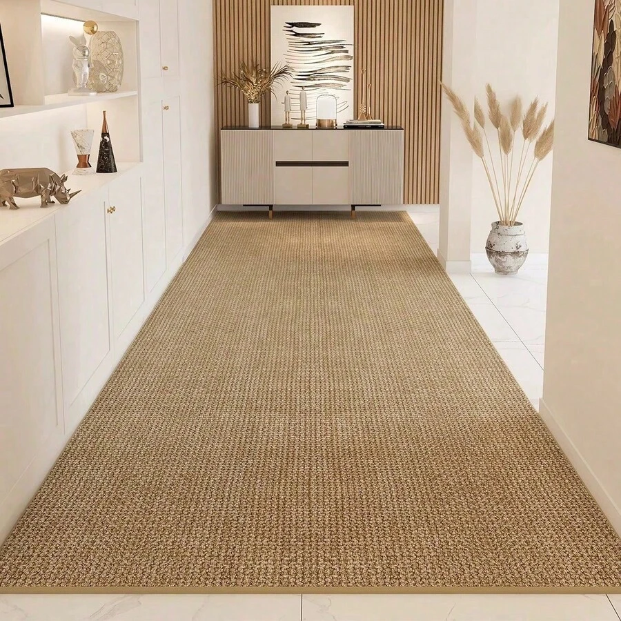 1pc Faux Sisal Rug, Thickened Rug, Highly Rated Rug, Pineapple Ring Rug, Thickened Dust-Proof Rug, Door Mat, Living Room Rug, Kitchen Mat, Bathroom Mat, Decorative Rug