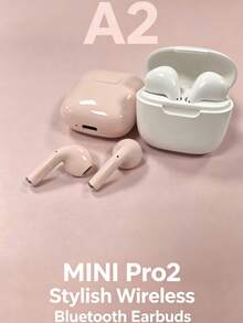 Fashionable Wireless Bluetooth Earphones, 5.3mm In-Ear Design, Powerful Bass, Super Long Battery Life, With Microphone, Suitable For Laptops, Tablets, Smartphones, Sports & Fitness. Christmas/Gift Choice. - W25 - View 3