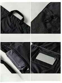 Drawstring Backpack String Bag Sports Gym Sack With Side Pocket For Men Women - Storage Bag - View 5