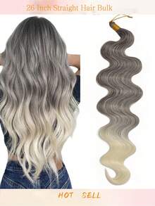 Anna Hair 合成纖維鬆散深波浪捲鉤編髮接髮 3件/包 24英吋 300G 水波紋編髮 漸層金髮扭曲鉤編捲髮 女款，萬聖節 - 彩色 - 查看 42
