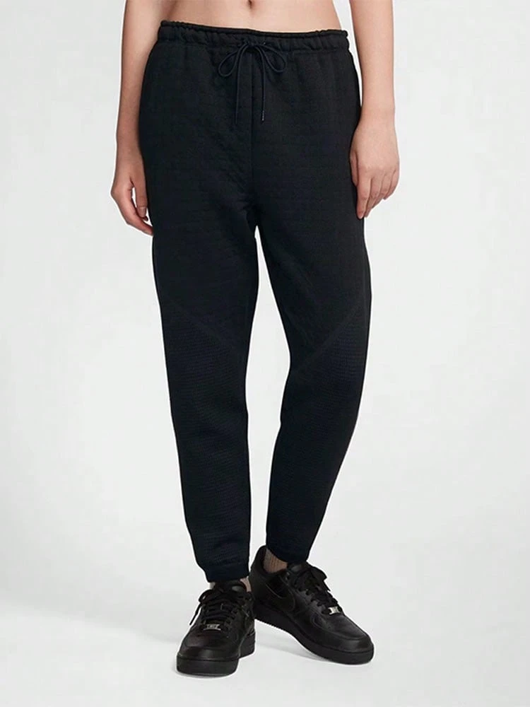 Nike Women's Black Lace-Up Joggers - Black - View 1