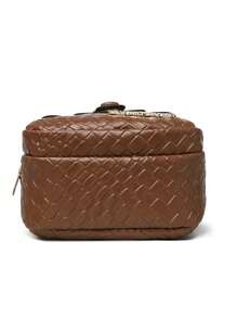 Woven Embossed Multi-Function Women's Shoulder Crossbody Bag, Lightweight Casual Fashion Commuter Bag, Can Also Be Used As Multi-Purpose Wallet, Suitable For Gifts - Coffee - View 10