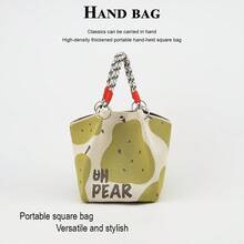 1pc Cartoon Fruit Large Capacity Lightweight Handbag, Suitable For Commuting, School, Travel, Portable And Easy To Match With Clothes, All Seasons - Multicolor - View 14
