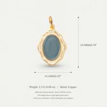 1pc New Vintage Artistic Pendant, Distressed Cute Style, 14K Gold Plated Copper Material, Suitable For DIY Charm Bracelet Pendant, Bracelet Pendant, Women's Jewelry, Pendant For Jewelry Making - Multicolor - View 11