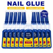 LIMEGIRL 20G Large Capacity Nail Glue, Super Strong Fast Drying Nail Glue, Suitable For Nail Tips, Acrylic Nails And Nail Extensions, Long Lasting Nail Adhesive, No UV Lamp Required, Professional Salon And DIY Use - MJ159-9 20g - View 11