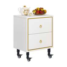 YUNRUX Furniture Legs With Casters, Height-Adjustable Furniture Legs With Locking Casters, 4-Pack Furniture Legs - A - View 1