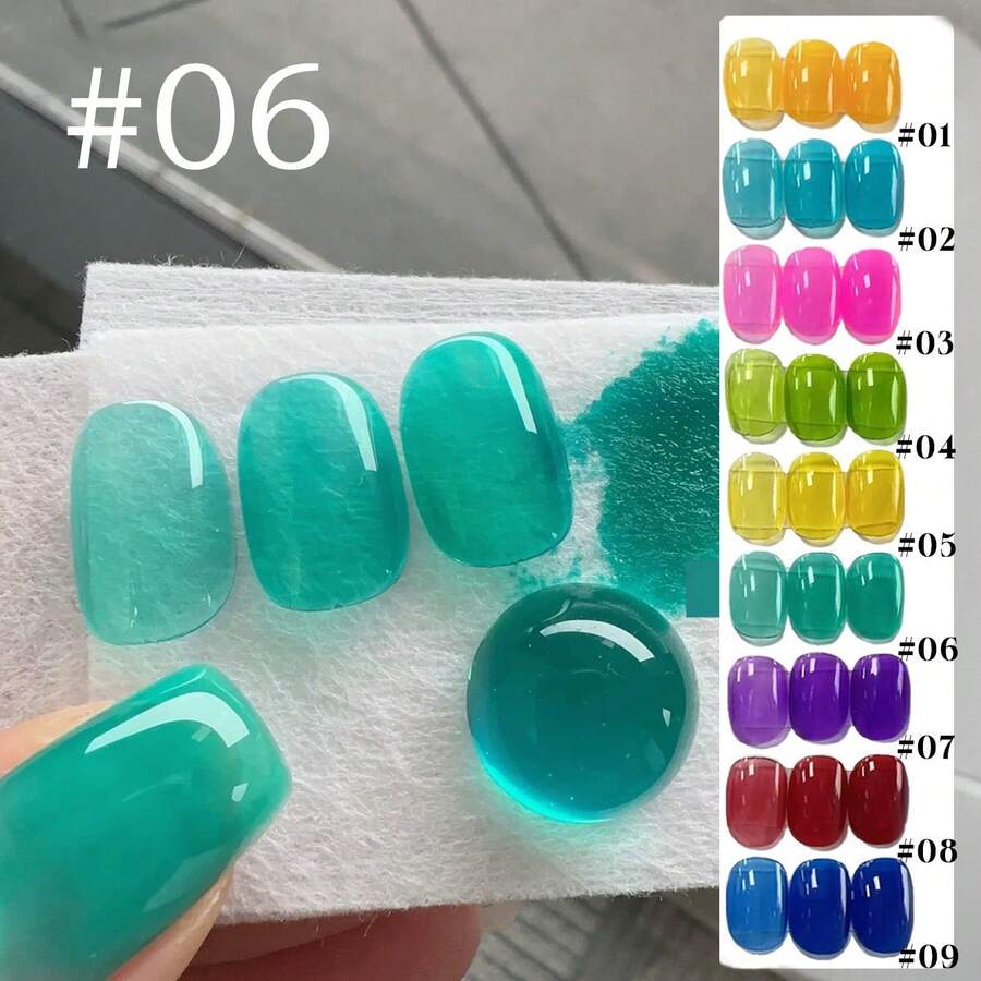 MISS MIANEL Esmalte em Gel para Unhas 2026 Popular com Efeito Olho de Gato, Contas de Vidro Brancas, Marrons e Azuis, para Unhas das Mãos e dos Pés, Adequado para Unhas de Outono, Uso Especial em Salão com Luz UV, Suprimentos para Unhas