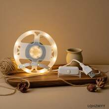 شريط إضاءة LED يعمل بطاقة USB من LQHZMYY، 1 لفة، 5 فولت 2835 أبيض/أبيض دافئ، مع مفتاح زر، لاصق، قابل للقص، لإضاءة خلفية التلفزيون، ديكور المنزل، غرفة النوم، الخزانة، المطبخ - مفتاح ضغط - مشاهدة 3