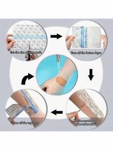 Transparent Adhesive Tattoo Care Bandage, Waterproof Protective Film Tattoo Bandage Roll, Skin Dressing, Suitable For Swimming Tattoo Care - Multicolor - View 2