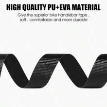 Bicycle Road Bike Anti-Slip Carbon Fiber Pattern Handlebar Tape Accessory - Multicolor - View 6