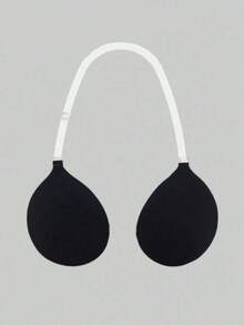 1pc New Halter Neck Cup Bra - Self-Adhesive Push-Up Bra, Invisible Design, Adjustable Straps, Perfect Match For Halter Tops And Backless Dresses - Multicolor - View 10
