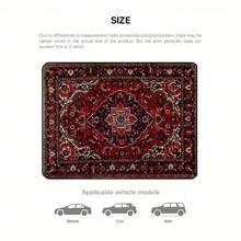 4pcs Moroccan Bohemian Vintage Style Universal Car Floor Mats Set, Suitable For Front And Rear Seat Protection, Fits Various Car Models, Fashionable Car Accessories, All-Season Universal Car Carpet Floor Mats - Floor Mats - View 14