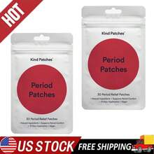 (1pack)Kind Patches Period Patches With Iron, Menthol & Camphor, Chamomile And Lavender Essential Oil, Portable Wearable Patches, 30 Count - View 8