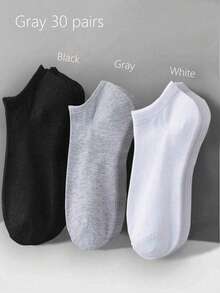 40/30/20/15/10/5/3/1 Par de Calcetines para Mujer, Calcetines Invisibles, Calcetines Cortos, Calcetines Blancos, Calcetines Grises, Calcetines Negros, Calcetines para Mujer, Calcetines Lindos, Calcetines para Niñas, - Multicolor - Ver 24