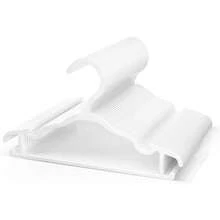 10/20 Packs Swan White Non-Slip Hangers 27cm Sturdy Durable Space-Saving Clothes Organizer For Wardrobe Closet Pants Coats Shirts Dresses Daily Essential Use - White - View 1