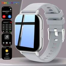 SIMSONLAB 1.83-Inch HD Screen Smart Watch For Women, With Notification Alerts/Wireless Calling/Music Control/Voice Assistant/Stopwatch/Timer/Alarm/Remote Camera/Phone Finder, Fitness Tracker With 100+ Sport Modes/Distance Tracking/Weather Forecast, 1ATM Waterproof, Compatible With IOS/Android - Multicolor - View 14