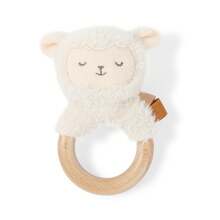 Newborn Commemorative Rattle, Cute Shaped Baby Grip Rattle Toy, Infant Grip Training Toy, Newborn Gift, Full Moon Commemorative Gift, Early Education Sheep Anti-Tear Toy, Baby Hand-Eye Coordination Tactile Toy, Multi-Function Sensory Toy, Christmas Halloween Gift, Soft And Easy To Grip, Fluffy Comfort Blanket Rattle Set - Multicolor - View 15