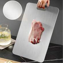 Stainless Steel Cutting Board, Double-Sided Kitchen Home Use Cutting Board, Commercial Use For Cutting Vegetables, Kneading Dough, And Cutting Fruits. Rolling Pan. - View 7