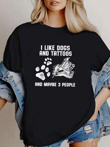 Women T-Shirts - 黑色 - 查看 1