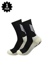 1/3 Pairs Unisex Soft Breathable Football/Sports Socks, Anti-Slip, Suitable For Running, Football, Basketball, Cycling, Outdoor Activities, Autumn Socks - Multicolor - View 10