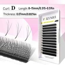 FOXYMEI 1600Fans 新款 4D W型接睫毛 C/D捲度 V型閃亮四葉草睫毛 8-15mm W小蓬鬆自然假睫毛 直髮尖 柔軟輕盈自然交叉睫毛 - 彩色 - 查看 19