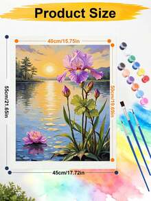 1 Set Digital Painting Kit, Suitable For Beginners, Peony Painting Kit - Adult Beginner Set, Birthday Gift, Anniversary Gift, Holiday Gift, Home Decor - A - View 7
