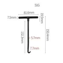 1pc Motorcycle Exhaust Spring Hook Universal T Shaped Handle Exhaust Pipe Spring Puller Installer Hooks Removal Repair Tool - A - View 6