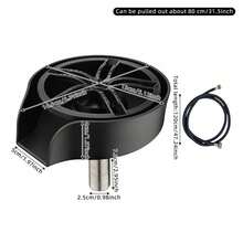 SENDERPICK Sink Mounted Glass Cleaner High Pressure Cup Washer Rotating Water Powered Cleaner - 1PCS - View 8