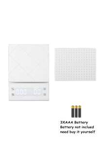 [Hot Selling] Smart Timer Coffee Scale (1 Piece), 3kg High-Precision Kitchen Scale, Food Scale, Espresso Handheld Scale, Coffee Scale With Timer And Weighing Functions, Precision Roasting Kitchen Scale. Batteries Not Included. - Kitchen scales - View 15
