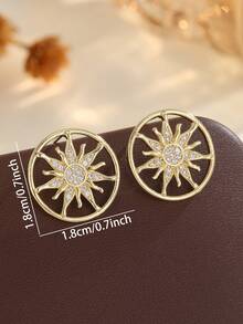 European, American, Japanese, Korean, Middle Eastern Fashion Classic Cute Girl Earrings, Back To School Season, Valentine's Day, Ramadan Special Promo - YE0375 - View 6