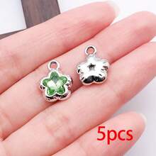 5/10pcs Silvery Plated Star Rhinestone Charms Multicolor Faceted Crystal Star Pendants For DIY Bracelet Necklace Earring Jewelry Making Supplies - Star - View 15