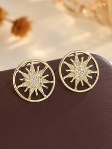 European, American, Japanese, Korean, Middle Eastern Fashion Classic Cute Girl Earrings, Back To School Season, Valentine's Day, Ramadan Special Promo - YE0375 - View 10