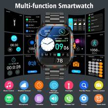Smart Watch, Wireless Calling/Dialing, Multiple Sports Modes, Incoming Call Reminder & Reject, SMS Reminder, Message Reminder View, Customizable Wallpaper, Compatible With IPhone/Android - Multicolor - View 4