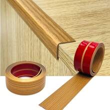 1PC Flexible PVC Corner Guard (Smooth Wood Grain) - Self-Adhesive Decorative Trim, Suitable For Tile/Wall Corners, Furniture Protection And Corner Guarding, Easy Installation - A - View 7