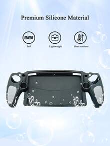 Compatible With PlayStation Portal Remote Play, Dual-Color Design Anti-Slip Textured Silicone Protective Case, Anti-Drop Anti-Scratch Anti-Slip Anti-Sweat, Enhances Gaming Control Feel And Experience - View 4