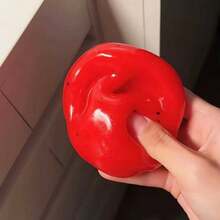 Squishy - Handmade Watermelon Slushie, Ice-Sand Texture, Press To Create A Dent With Satisfying Sound, Super Soft And Squeezable With Crisp Sound, ASMR Stress Relief Toy, Anxiety Relief, Squishy>Fruit, Children's Toy, Stress Relief Toy, Birthday Gift, Halloween Gift, Easter Gift, Party Gift - Multicolor - View 5