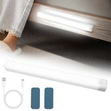 PIR Motion Sensor Rechargeable Portable LED Light, USB Powered Indoor Lighting - Multicolor - View 12