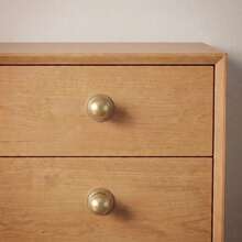 2pcs Vintage Distressed Bronze & Brushed Gold Round Ball Cabinet Pulls, Decorative Drawer Knobs With Grooved Middle Ring And Beaded Layered Round Base, Retro Luxury Furniture Hardware For Kitchen Cabinets, Wardrobes, Dressers, Closet Doors - Single-hole Washer - View 6