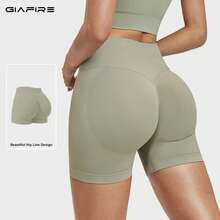Women's Knitted High Elasticity Sports Shorts, Butt Lifting Design, Perfect For Sports And Exercise - Dusty Purple - View 10