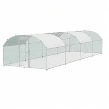 Heavy-Duty Walk-In Chicken Run With Galvanized Steel Frame – UV-Resistant Cover, Lockable Door, Quick-Assembly Poultry Enclosure For Chickens, Ducks, Rabbits & Guinea Pigs – Ideal For Backyard, Garden Or Lawn Use – Sturdy, Weather-Resistant Small Ani - 3x2m - View 8