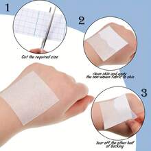 1/3/4 Rolls Breathable Non-Woven Mesh Adhesive Tape, Strong Pressure-Sensitive Dressing Tape, Multiple Sizes, Suitable For First Aid Kits - Breathable Adhesive Tape - View 3