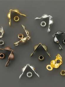 200pcs Connection Ring Set, Including 100pcs Of Buckle And 100pcs Of Positioning Beads, Suitable For Jewelry Making, Bracelet Necklace Connectors - Multicolor - View 6
